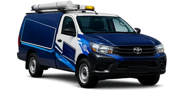 Licensed plumber van servicing Manly